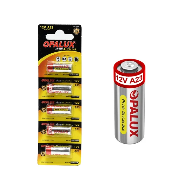 Blíster Pila A23 de 12V Alcalina Opalux OP-23P5 Pilas de Alcalina de 12 Voltios Modelo A23 - Opalux OP-23P5