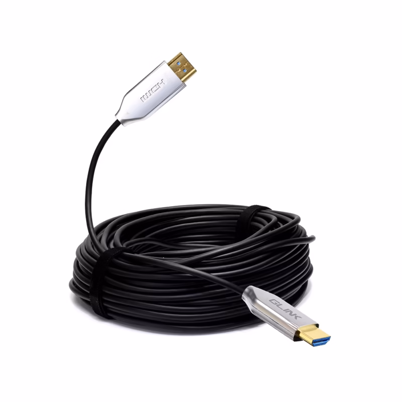 Cable HDMI de  Metros en Fibra Óptica AOC Glink KHz Ultra HD Modelo GL