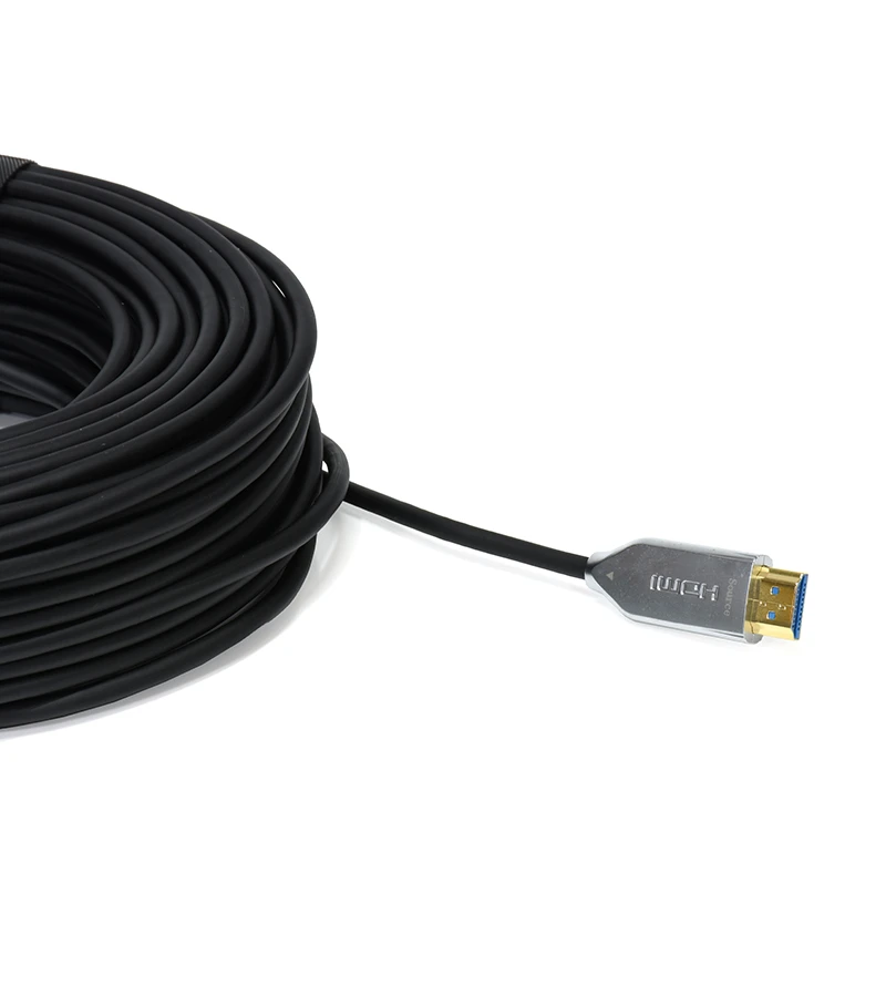 Cable HDMI de 30MT en fibra Optica V2.0 4K Ultra HD Glink GL-202 Cable HDMI de 30 Metros en fibra Optica Digital (AOC) Versión 2.0 4K@60Hz Ultra HD 2160p Glink GP-GL202