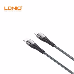 Cable USB C a Lightning de 1 Metro de 30W Ldnio LC111-30W Cable USB Tipo C de 1MT  marca Ldnio LC111-30W LC101-30W Cable de Datos y Carga por USB C para Celular ó Tableta