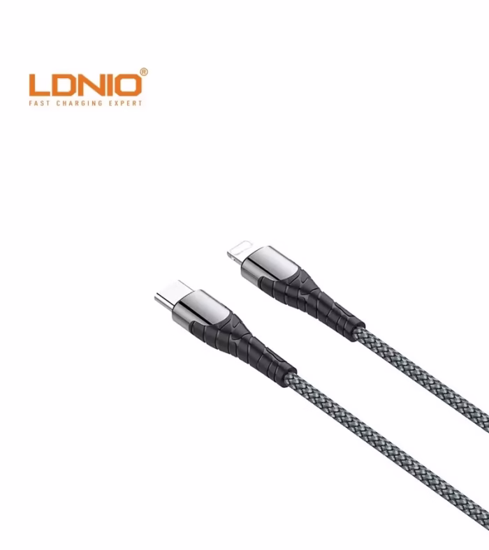 Cable USB C a Lightning de  Metro de W Ldnio LC W Cable USB Tipo C de MT  marca Ldnio LC W LC W Cable de Datos y Carga por USB C para Celular ó Tableta
