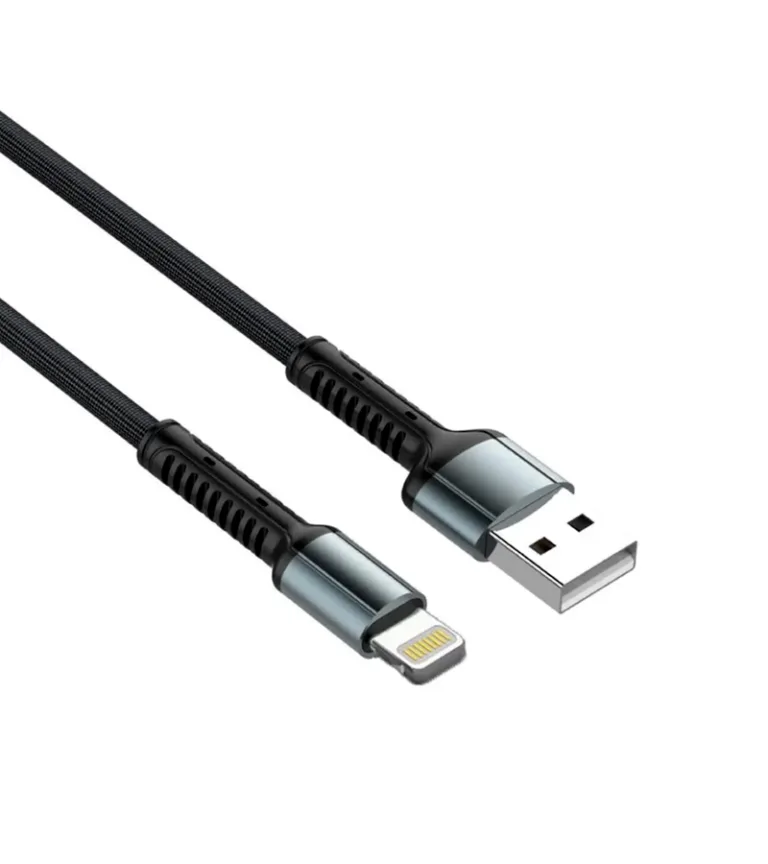 Cable USB para IPhone de 2 Metros Ldnio LS64-L - Lightning Cable USB Lightning de 2MT con soporte de Carga Rápida LDNIO LS64-L