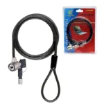 Cable de Seguridad para Laptop con Llave American NET GP-250-LL Cable de Seguridad para Laptop Con Llave y Cable Siliconado de color Negro Llave American NET GP-250(LL)1.8M