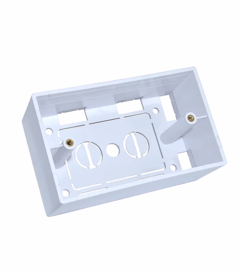Caja Modular x Blanco LT USA LT  Caja de Montaje x Color Blanco LT USA LT 