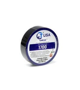 Cinta Aislante eléctrica LT USA CA-UL17 Cinta Eléctrica Aislante de Vinil para Uso Industrial LT USA CA-UL17
