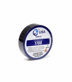 Cinta Aislante eléctrica LT USA CA-UL17 Cinta Eléctrica Aislante de Vinil para Uso Industrial LT USA CA-UL17