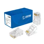 Conector RJ45 Cat5E SATRA SA-200402 Caja de  Conector Plug RJ45 Cat5E SATRA SA-200402