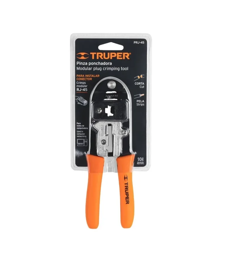 Crimping RJ45 Truper PRJ-45 Alicate para Ponchar RJ45 Crimping Truper PRJ-45 18342