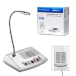 Intercomunicador para Ventanilla de Atención TW101 Set de Intercomunicador para Ventanilla de Atención Con Bi-Micrófono y Parlante Incorporado - Retekess ZZ-TW101