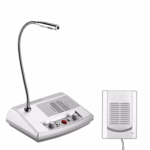 Intercomunicador para Ventanilla de Atención TW101 Set de Intercomunicador para Ventanilla de Atención Con Bi-Micrófono y Parlante Incorporado - Retekess ZZ-TW101