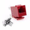 Jack Cat Commscope   Rojo Serie SL Keystone Cat Commscope Color Rojo