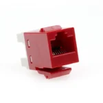 Jack Cat6 Commscope 1375187-7 Rojo Serie SL Keystone Cat6 Commscope Color Rojo