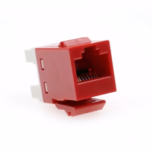 Jack Cat6 Commscope 1375187-7 Rojo Serie SL Keystone Cat6 Commscope Color Rojo