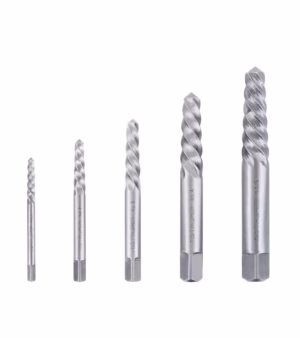 Juego con 5 extractores de tornillos Truper EXT-5 Juego de 5 Extractores de Tornillos en Acero al Cromo - Truper EXT-5