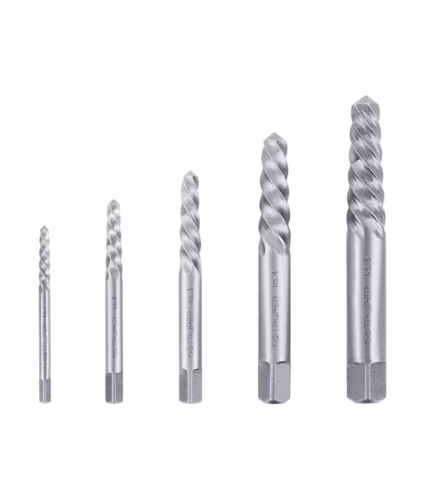 Juego con 5 extractores de tornillos Truper EXT-5 Juego de 5 Extractores de Tornillos en Acero al Cromo - Truper EXT-5