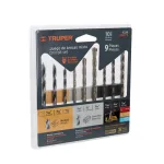 Juego de 9 brocas para metal, concreto y madera, Truper JBMX-9 Set de 9 Brocas Truper JBMX-9