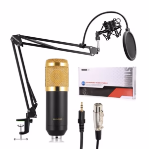 Micrófono para Streaming UniDireccional BM-800 Micrófono para Streaming con Pastilla tipo Condensador UniDireccional BM-800