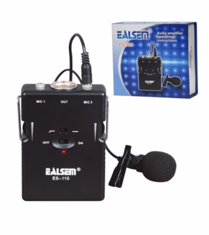 Ealsem ES  | Micrófono Condensador de Solapa Amplificado