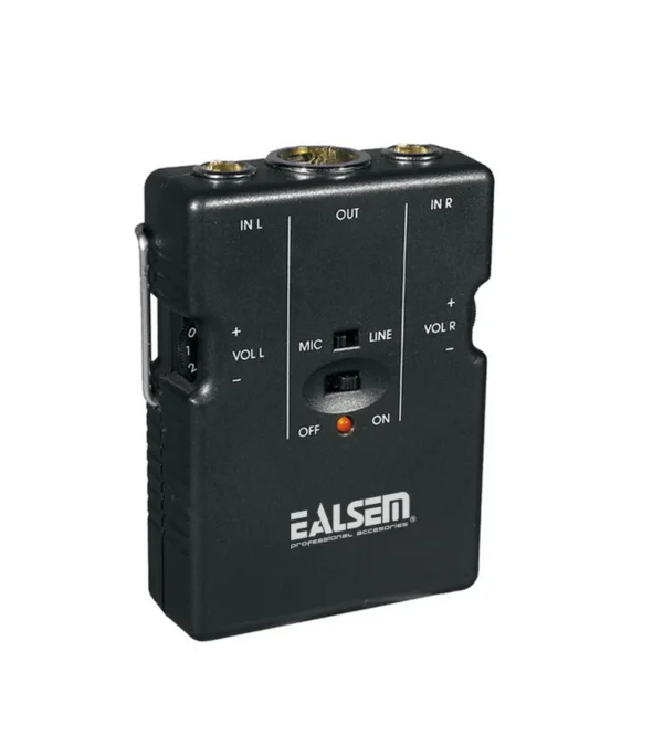 Micrófono Condensador de Solapa Amplificado - Ealsem ES-115 Micrófono Alámbrico Solapero Direccional con Condensador Phanthom - Ealsem ES-115