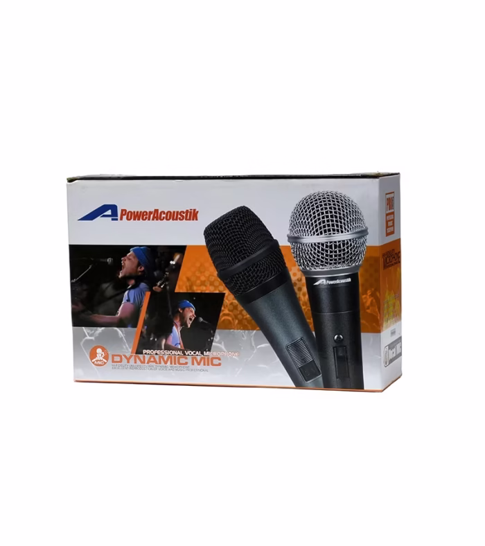 Micrófono de Mano Unidireccional PA  Micrófono Dinámico Unidireccional   Power Acoustik PA