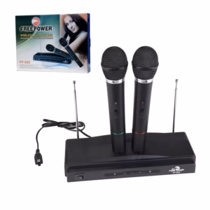 Micrófono Inalámbrico Doble - Free Power FP-505 Micrófono Inalámbrico Doble con Frecuencia VHF - Free Power FP-505, Micrófono de Frecuencia Fija VHF