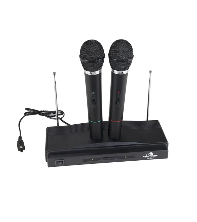 Micrófono Inalámbrico Doble - Free Power FP-505 Micrófono Inalámbrico Doble con Frecuencia VHF - Free Power FP-505, Micrófono de Frecuencia Fija VHF