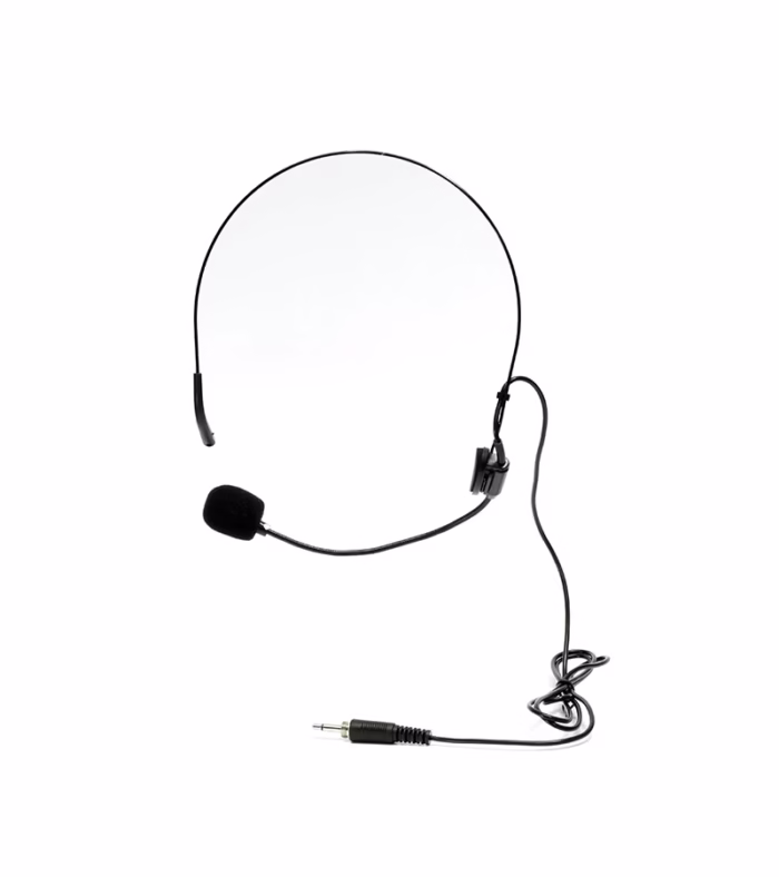 Micrófono Inalámbrico Doble de Vincha VHF Ealsem ES SP Micrófono Inalámbrico VHF con Doble Vincha y Control de Volumen   Ealsem ES SP