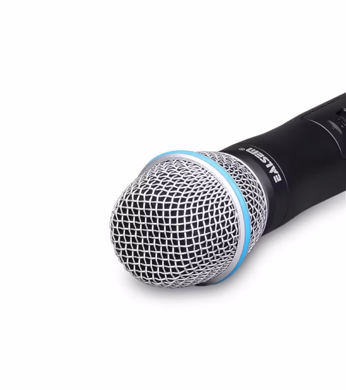 Micrófono Inalámbrico Profesional UHF EALSEM ES  Micrófono Inalámbrico de Mano con Frecuencia UHF   Ealsem ES