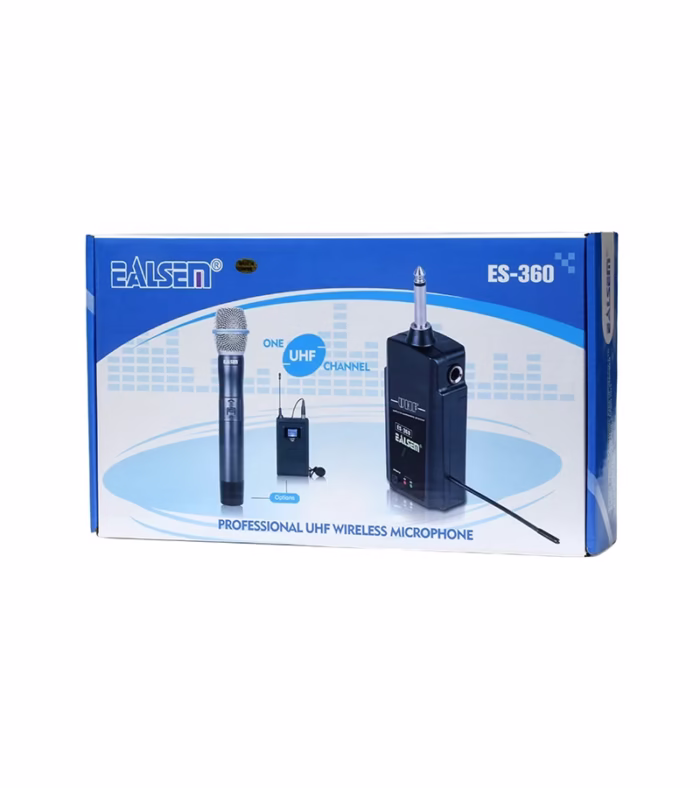 Micrófono Inalámbrico Profesional UHF EALSEM ES  Micrófono Inalámbrico de Mano con Frecuencia UHF   Ealsem ES