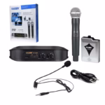 Micrófono Inalámbrico VHF de vincha y Mano Ealsem ES-620 Micrófono Inalámbrico de Vincha y Mano con Frecuencia VHF - Ealsem ES-620