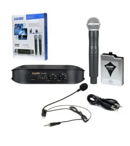 Micrófono Inalámbrico VHF de vincha y Mano Ealsem ES-620 Micrófono Inalámbrico de Vincha y Mano con Frecuencia VHF - Ealsem ES-620