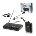 Micrófono Inalámbrico de Vincha y Solapa Ealsem ES-311 Micrófono Inalámbrico VHF con Solapa o Vincha - Ealsem ES-311