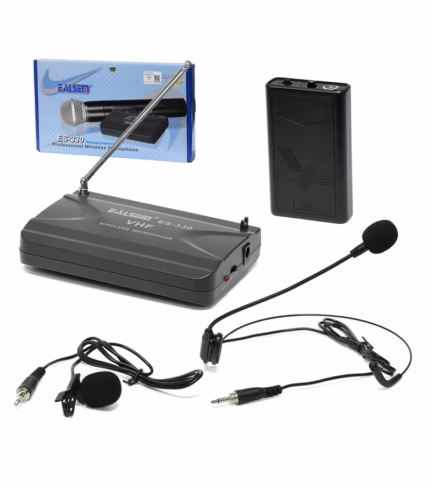 Micrófono Inalámbrico de Vincha y Solapa VHF EALSEM ES-330-V Micrófono Inalámbrico Solapero y Vincha con tecnología VHF - EALSEM ES-330-V