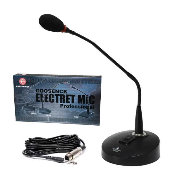 Micrófono de Conferencia con Condensador Free Power FB-536 Micrófono Condensador de Conferencia tipo cuello de Ganso Free Power FB-536