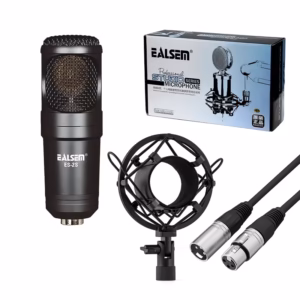 Micrófono de Estudio Profesional Ealsem ES-2S Micrófono Condensador de Estudio Profesional EALSEM ES-2S