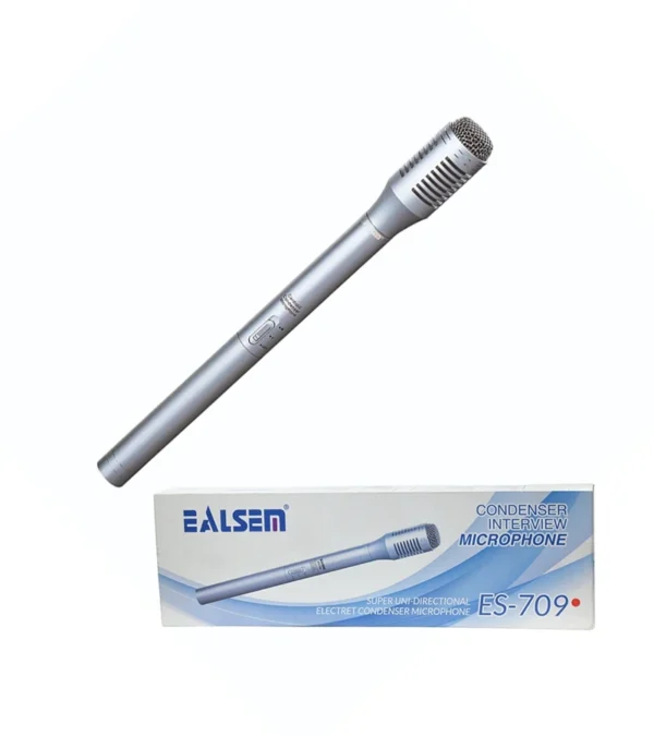 Micrófono tipo Boom UniDireccional de Condensador Ealsem ES-709 Micrófono de Condensador tipo Boom UniDireccional Ealsem ES-709