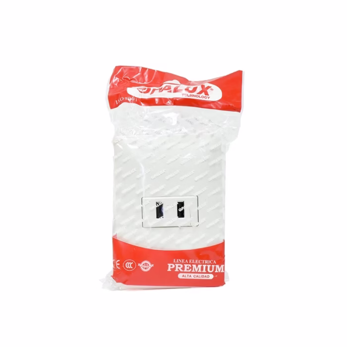 Placa de Pared USB de Carga x Opalux BM Wall Plated con  Puertos USB de Carga   Opalux BM