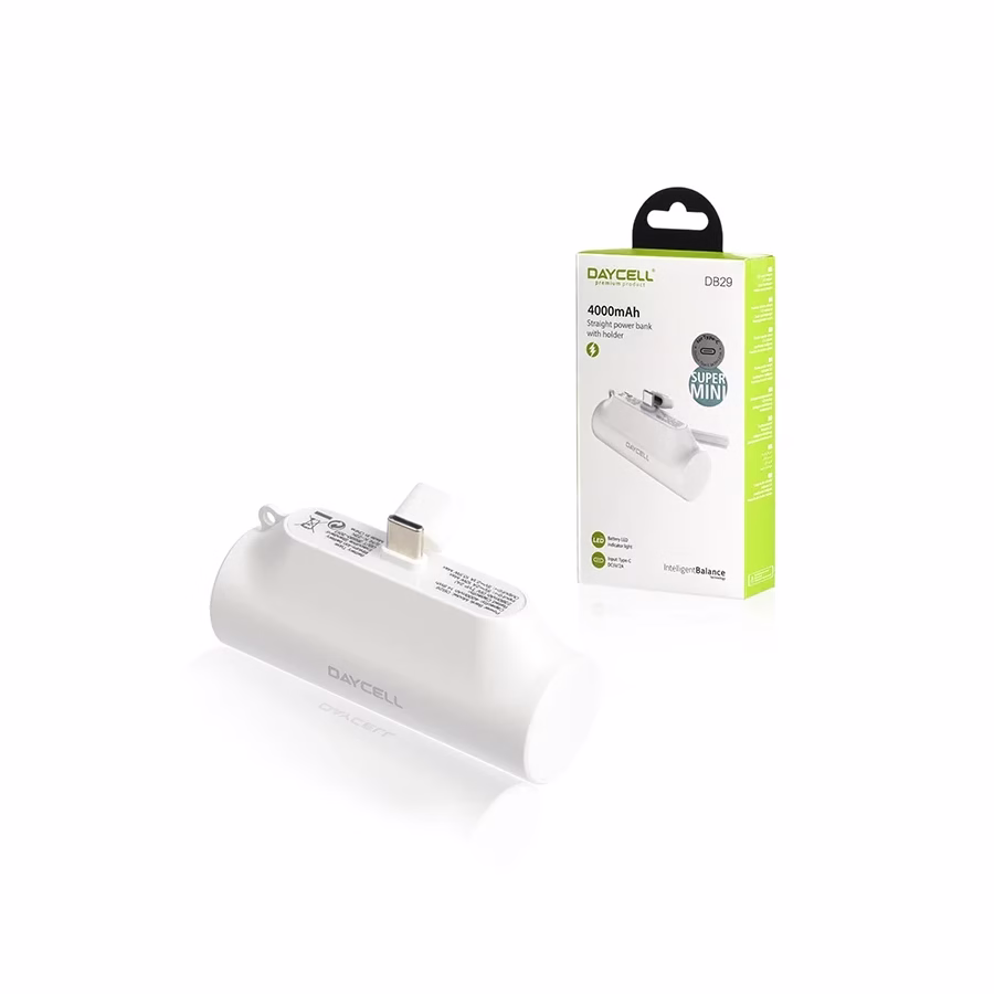 Power Bank de mAh USB C Daycell DB C Cargador Portátil para Celulares con conector USB C de mAh Daycell DB