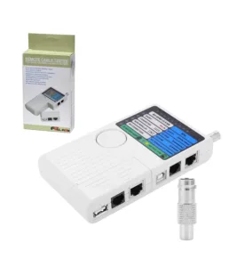 Probador de Cable UTP BNC USB y Telefónico High Full Max HFM-C14: ¡Verifica tus Conexiones con Precisión!