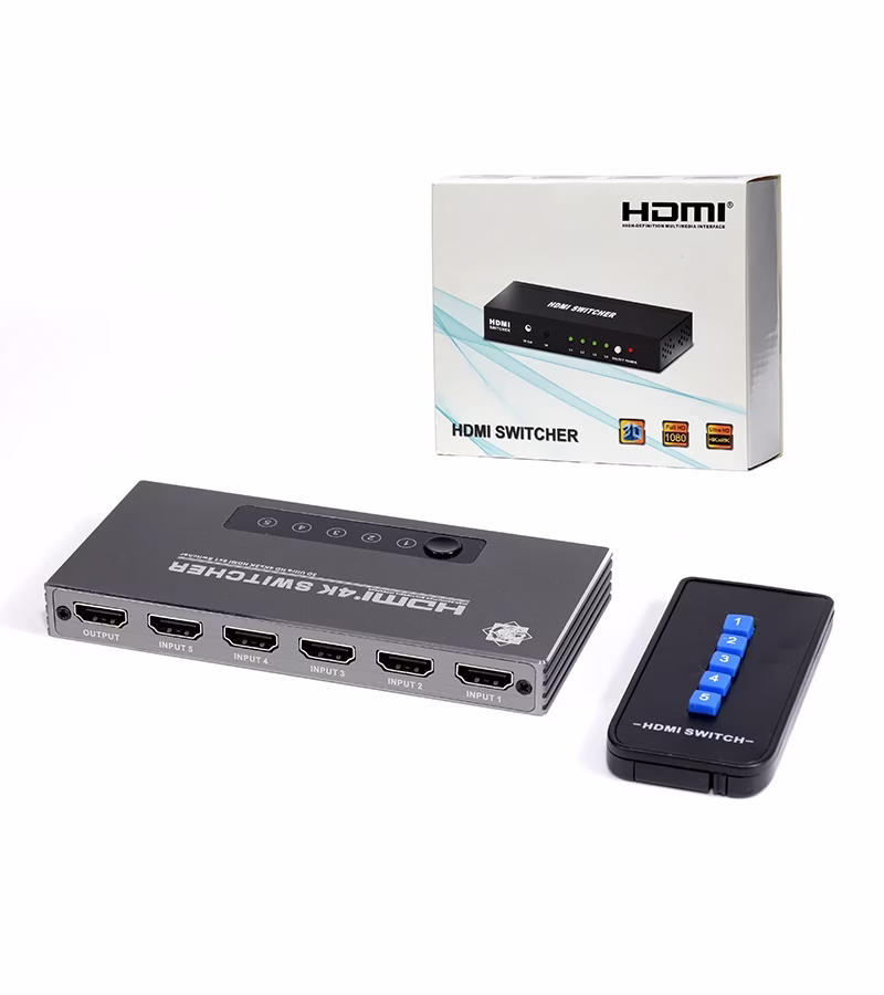 Selector HDMI  Entradas  Salida Switch K Delcom DSWI Switch HDMI x para  Video y Audio HDMI hasta K v Delcom DSWI Selector de Video HDMI