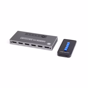 Selector HDMI 5 Entradas 1 Salida Switch 4K Delcom DSWI004 Switch HDMI 5x1 para  Video y Audio HDMI hasta 4K v2.0 Delcom DSWI004, Selector de Video HDMI