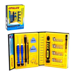 Set Perillero de 38 Piezas Opalux OP-PER38 Kit De Destonilladores 38 En 1 Para Celular OP-PER38 Opalux