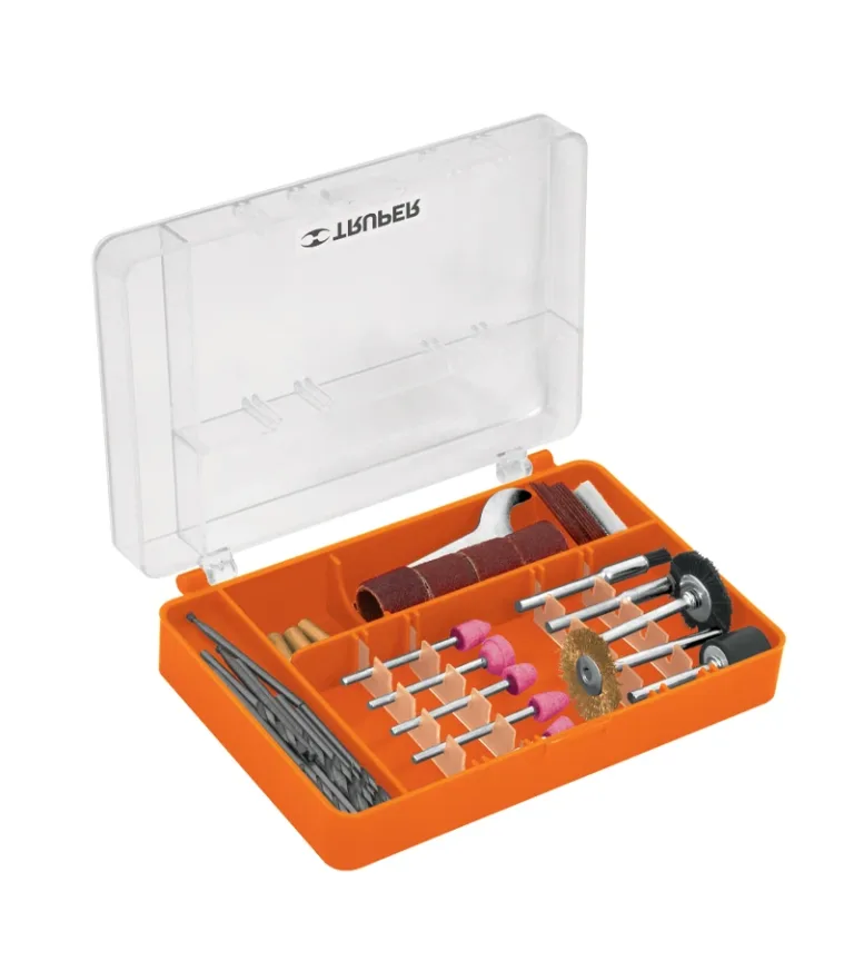 Set de 42 Piezas para Mini Drill - Truper Moto-Kit 16285 Juego de accesorios para herramienta rotativa Truper MOTO-KIT