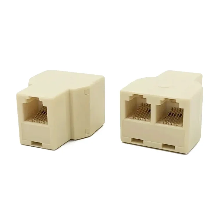 Splitter Telefónico 1x2 vías High Full Max ZZ-B-0167F Splitter para Conector Telefónico RJ11 de 1 Entrada con 2 Salidas Hembra - High Full Max ZZ-B-0167F