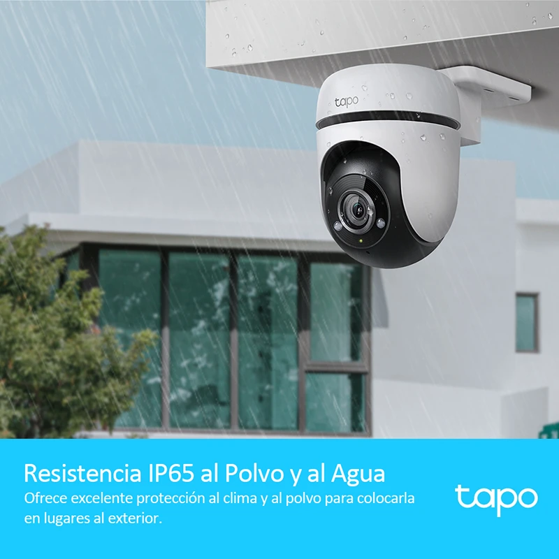 Tapo C500 Cámara WIFI para Exterior con Movimiento de 360 Grados - TP-Link Tapo C500 Cámara de Seguridad para exterior con rotación 360°