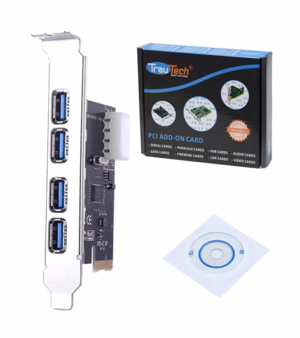Tarjeta PCI Express con  Puertos USB  Trautech PE EC Tarjeta PCI e X con  USB  de Gbps   Trautech PE EC