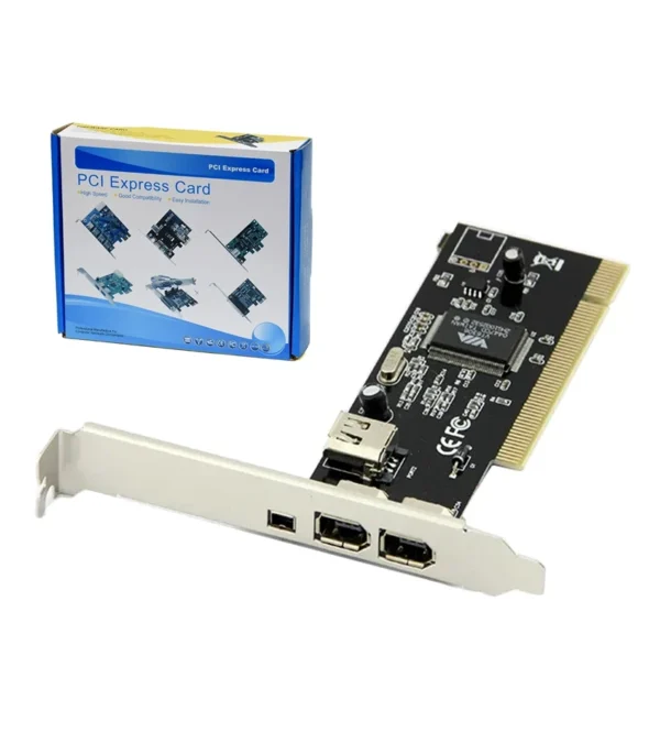 Tarjeta PCI Firewire IEEE 1394 - IE1394-PCI Tarjeta con Ranura PCI con 2 Puertos Firewire de 6 Pines y 1 Puerto Firewire de 4 Pines IEEE 1394