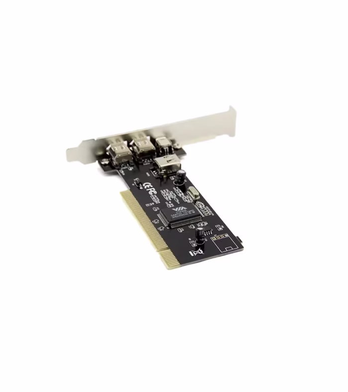 Tarjeta PCI Firewire IEEE    IE PCI Tarjeta con Ranura PCI con  Puertos Firewire de  Pines y  Puerto Firewire de  Pines IEEE