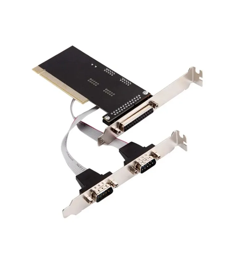 Tarjeta PCI Paralelo y Serial RS232 - American NET GP-252-C Tarjeta PCI con Puerto Paralelo y 2 Puertos Serial RS232 DB9 - American NET GP-252-C