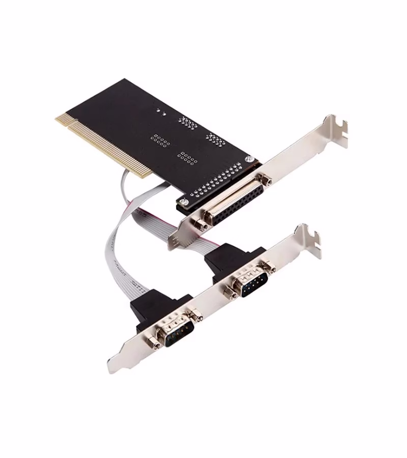 Tarjeta PCI Paralelo y Serial RS   American NET GP  C Tarjeta PCI con Puerto Paralelo y  Puertos Serial RS DB   American NET GP  C